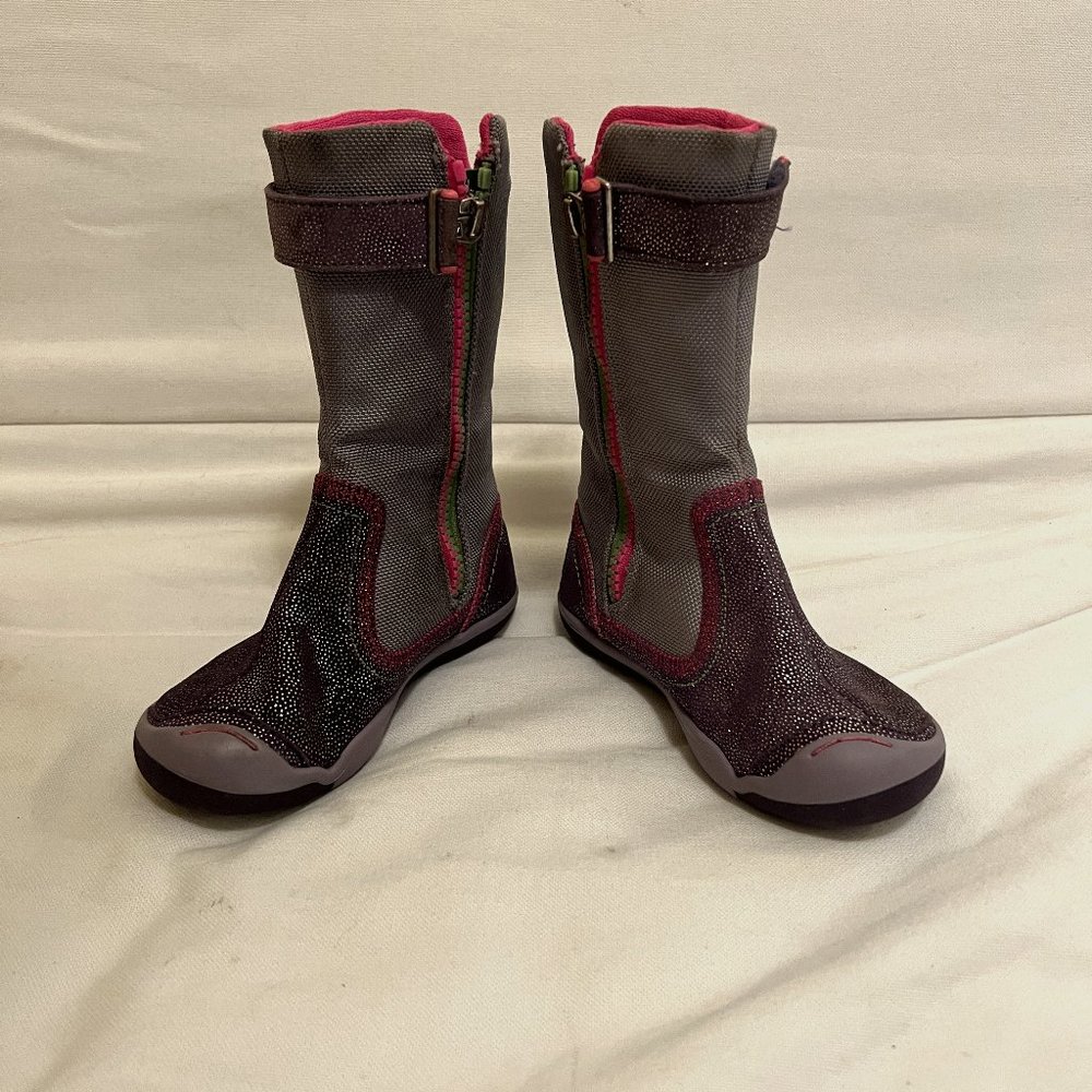PLAE Glitter Purple Waterproof Boots Size 9 Toddler
